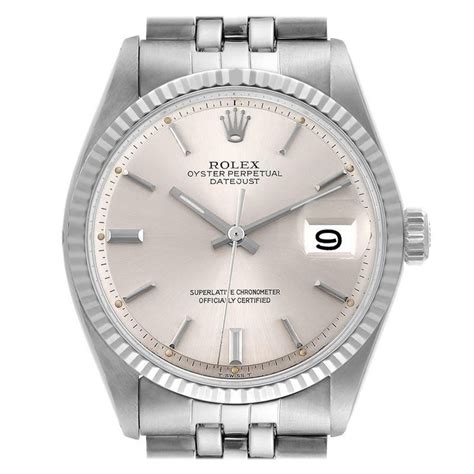 orologi rolex quartz datejust quadrante bianco acciaio uomo|rolex datejust 2021.